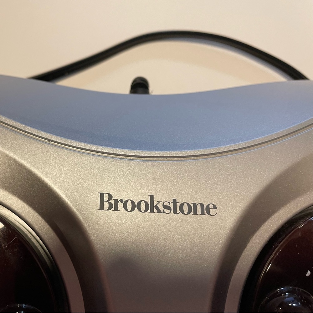 Brookstone, Electric Foot Massager Shiatsu  2 Rotating Heads W/ Heat, Pre-Owned